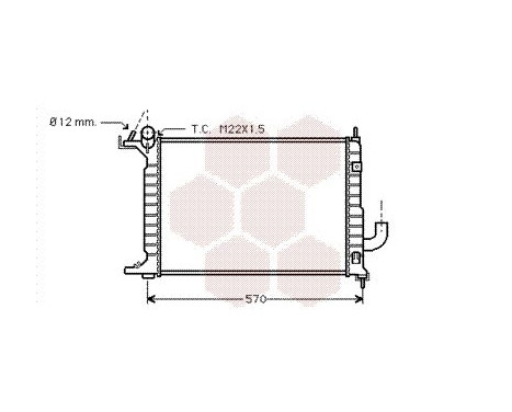 Kylare, motorkylning 37002218 International Radiators, bild 2