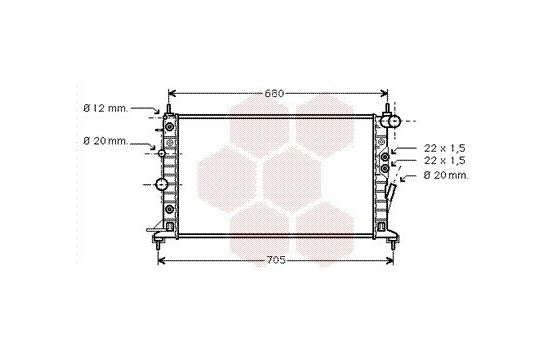 Kylare, motorkylning 37002222 International Radiators, bild 2
