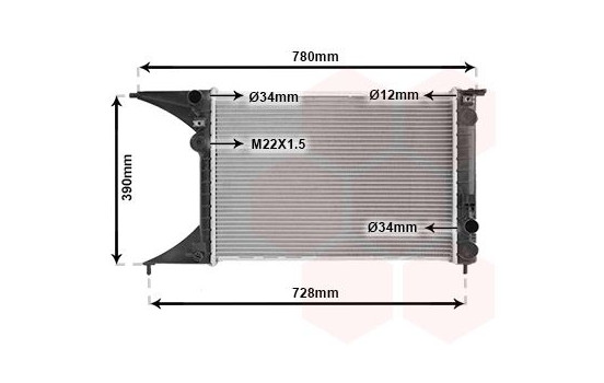 Kylare, motorkylning 37002245 International Radiators, bild 2