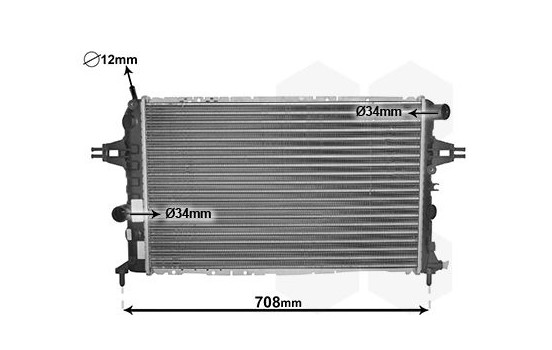 Kylare, motorkylning 37002252 International Radiators, bild 2