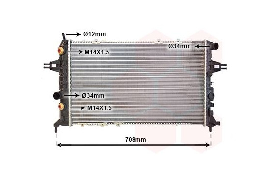 Kylare, motorkylning 37002253 International Radiators, bild 2