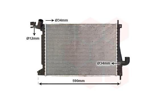 Kylare, motorkylning 37002275 International Radiators, bild 2