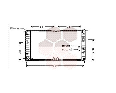 Kylare, motorkylning 37002286 International Radiators, bild 2