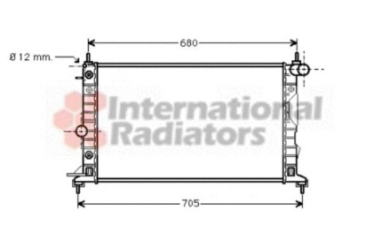 Kylare, motorkylning 37002324 International Radiators, bild 2