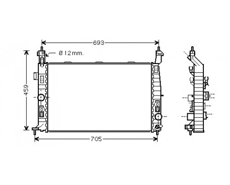 Kylare, motorkylning 37002348 International Radiators
