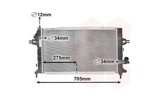 Kylare, motorkylning 37002364 International Radiators, bild 2