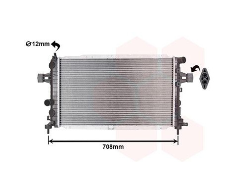 Kylare, motorkylning 37002381 International Radiators, bild 2