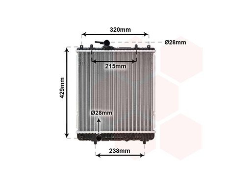 Kylare, motorkylning 37002382 International Radiators, bild 2