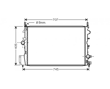 Kylare, motorkylning 37002396 International Radiators