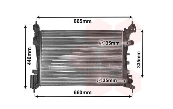 Kylare, motorkylning 37002408 International Radiators, bild 2