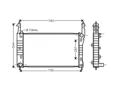 Kylare, motorkylning 37002432 International Radiators