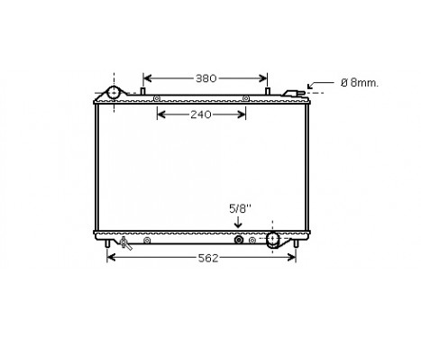Kylare, motorkylning 37002441 International Radiators