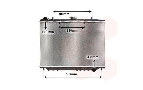 Kylare, motorkylning 37002456 International Radiators, bild 2