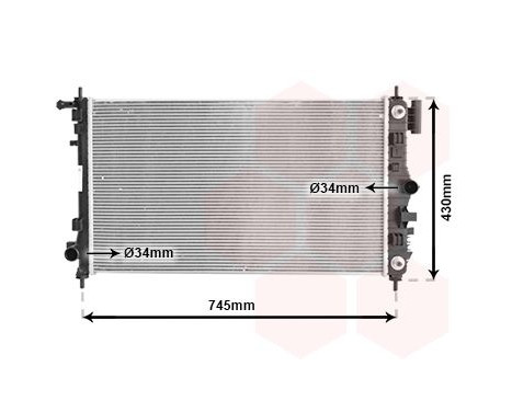 Kylare, motorkylning 37002470 International Radiators, bild 2