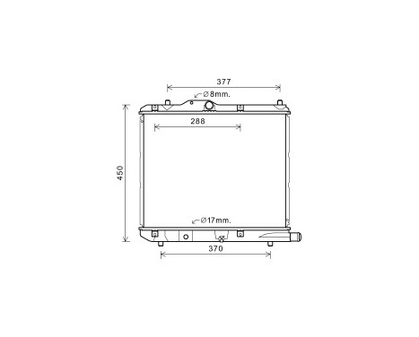 Kylare, motorkylning 37002590 International Radiators