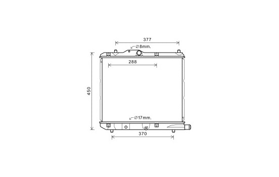 Kylare, motorkylning 37002590 International Radiators