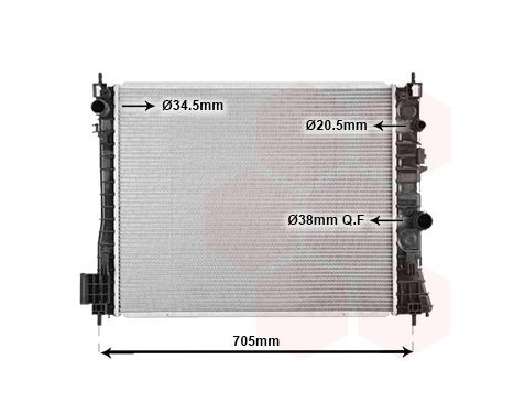 Kylare, motorkylning 37002665 International Radiators