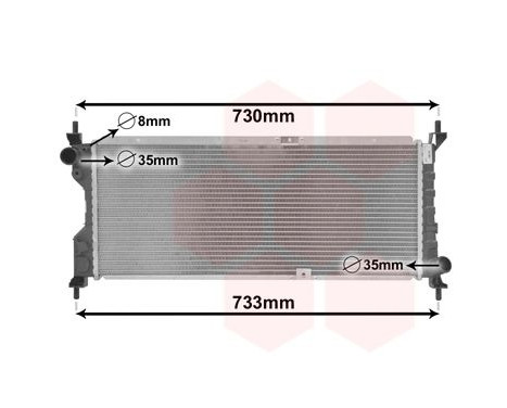 Kylare, motorkylning 37012185 International Radiators