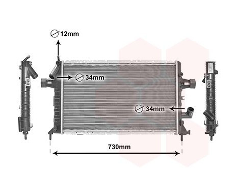 Kylare, motorkylning 37012294 International Radiators