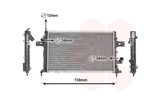 Kylare, motorkylning 37012294 International Radiators