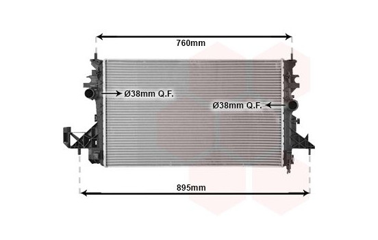 Kylare, motorkylning 37012703 International Radiators