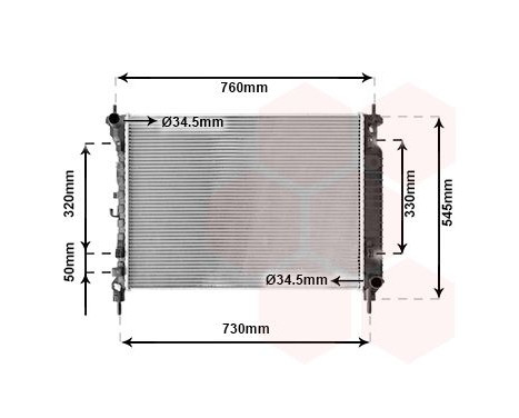 Kylare, motorkylning 37012706 International Radiators