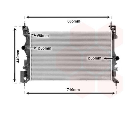 Kylare, motorkylning 37012715 International Radiators
