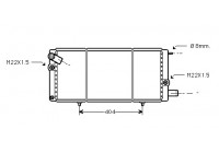 Kylare, motorkylning 40002085 International Radiators