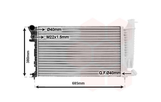 Kylare, motorkylning 40002136 International Radiators, bild 2