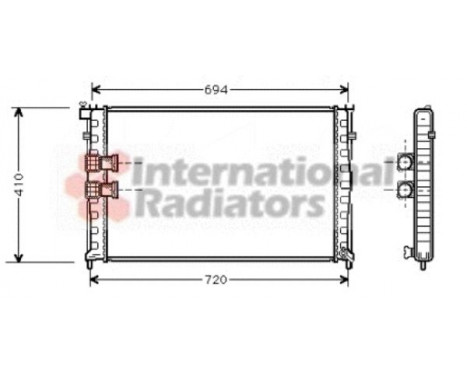 Kylare, motorkylning 40002185 International Radiators, bild 2
