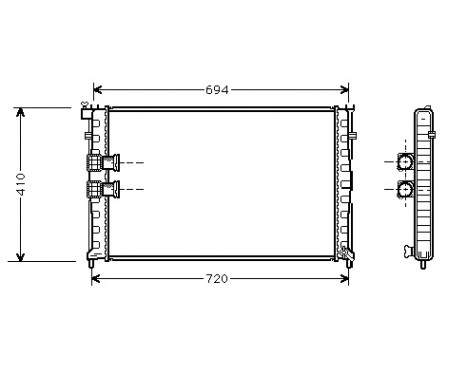 Kylare, motorkylning 40002185 International Radiators