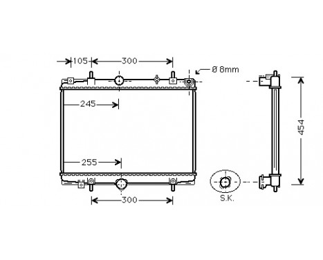 Kylare, motorkylning 40002198 International Radiators Plus