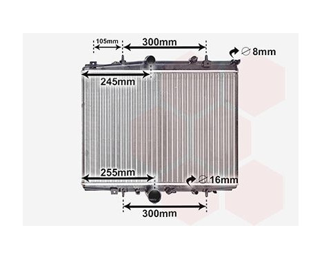 Kylare, motorkylning 40002200 International Radiators, bild 2