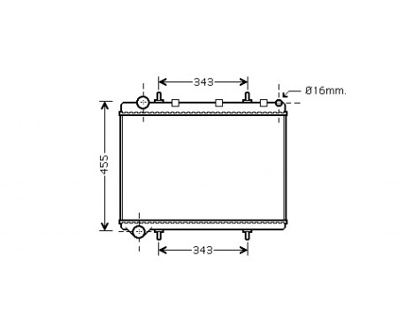 Kylare, motorkylning 40002259 International Radiators