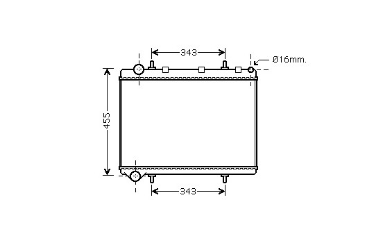 Kylare, motorkylning 40002259 International Radiators