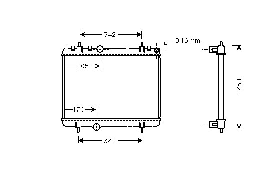 Kylare, motorkylning 40002265 International Radiators