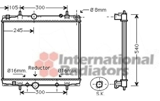 Kylare, motorkylning 40002275 International Radiators, bild 2