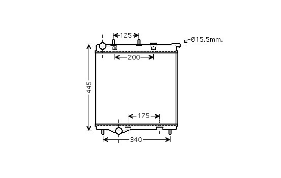 Kylare, motorkylning 40002288 International Radiators