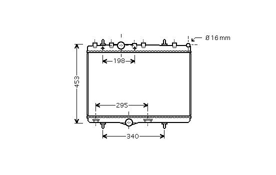 Kylare, motorkylning 40002290 International Radiators