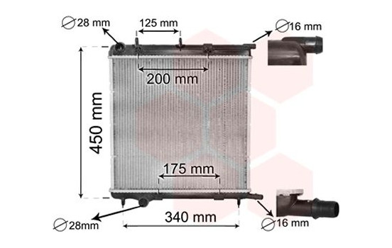 Kylare, motorkylning 40002293 International Radiators, bild 2