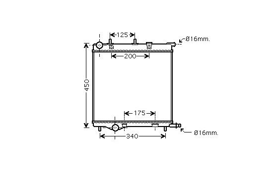 Kylare, motorkylning 40002293 International Radiators