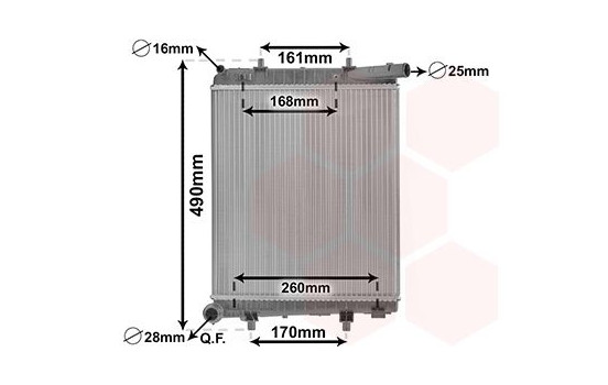 Kylare, motorkylning 40002411 International Radiators
