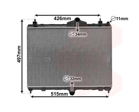 Kylare, motorkylning 40012701 International Radiators
