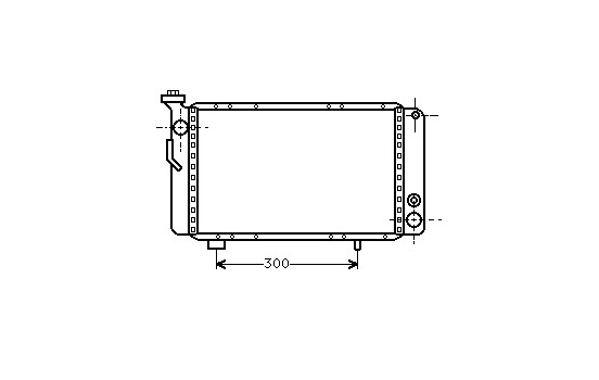 Kylare, motorkylning 43002009 International Radiators