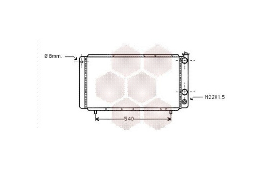 Kylare, motorkylning 43002025 International Radiators, bild 2