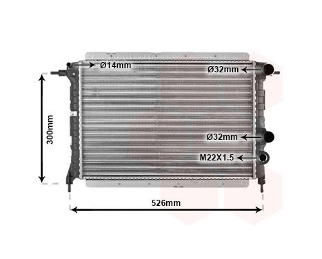 Kylare, motorkylning 43002065 International Radiators, bild 2