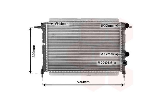 Kylare, motorkylning 43002065 International Radiators, bild 2
