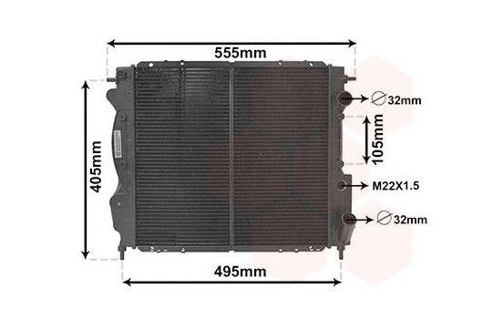 Kylare, motorkylning 43002130 International Radiators, bild 2