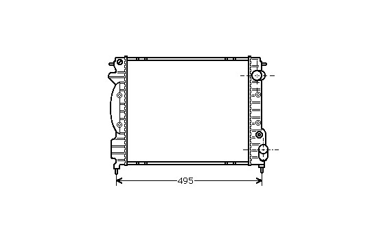 Kylare, motorkylning 43002130 International Radiators