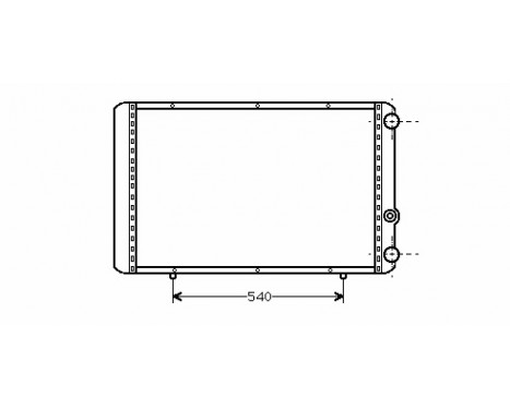 Kylare, motorkylning 43002155 International Radiators